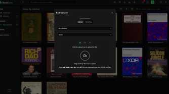 Book uploader in BookLore