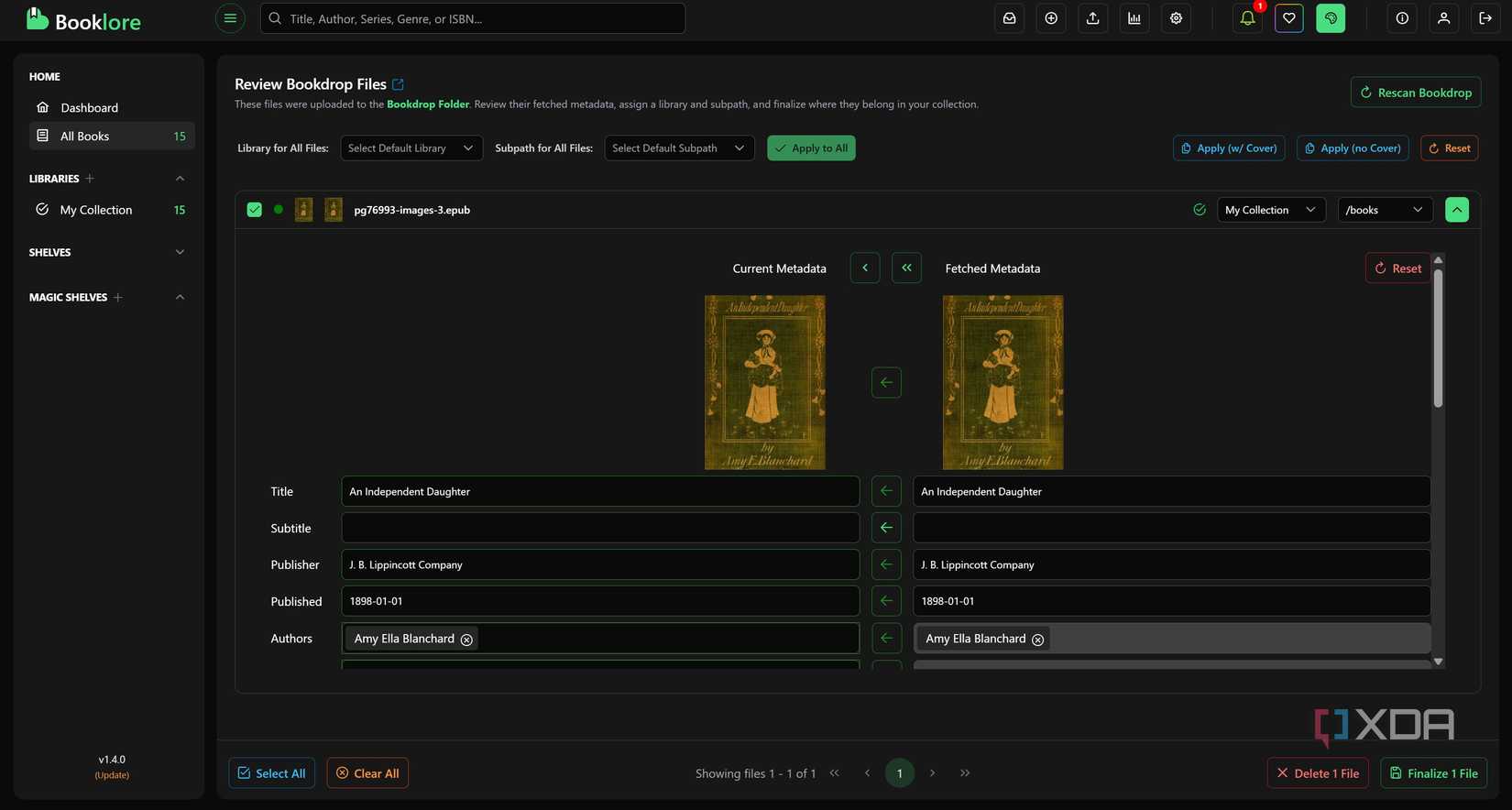 Booklore Icon BookLore is Jellyfin for my eBooks, and it's far more interesting than ...