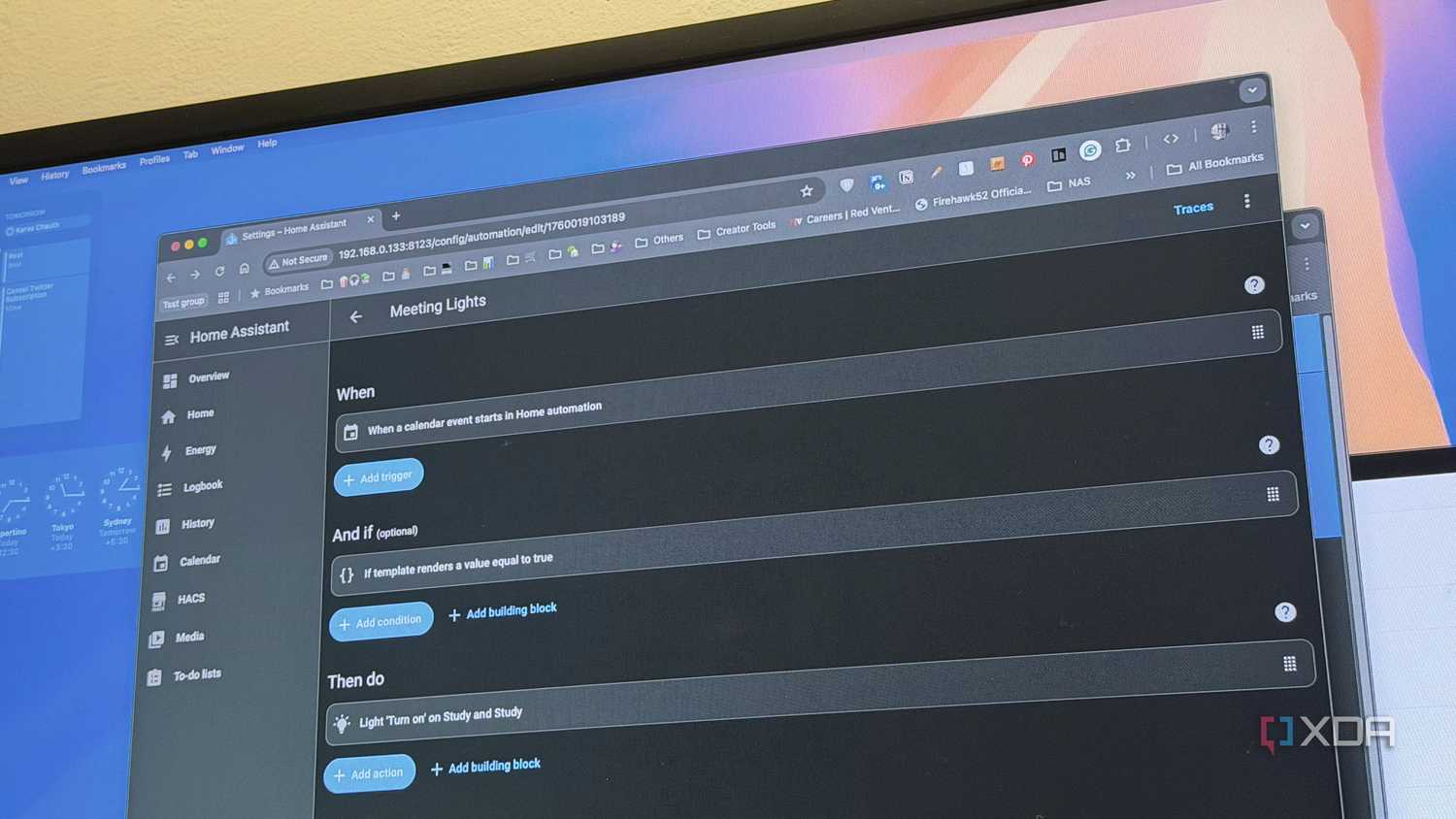 calendar automation home assistant