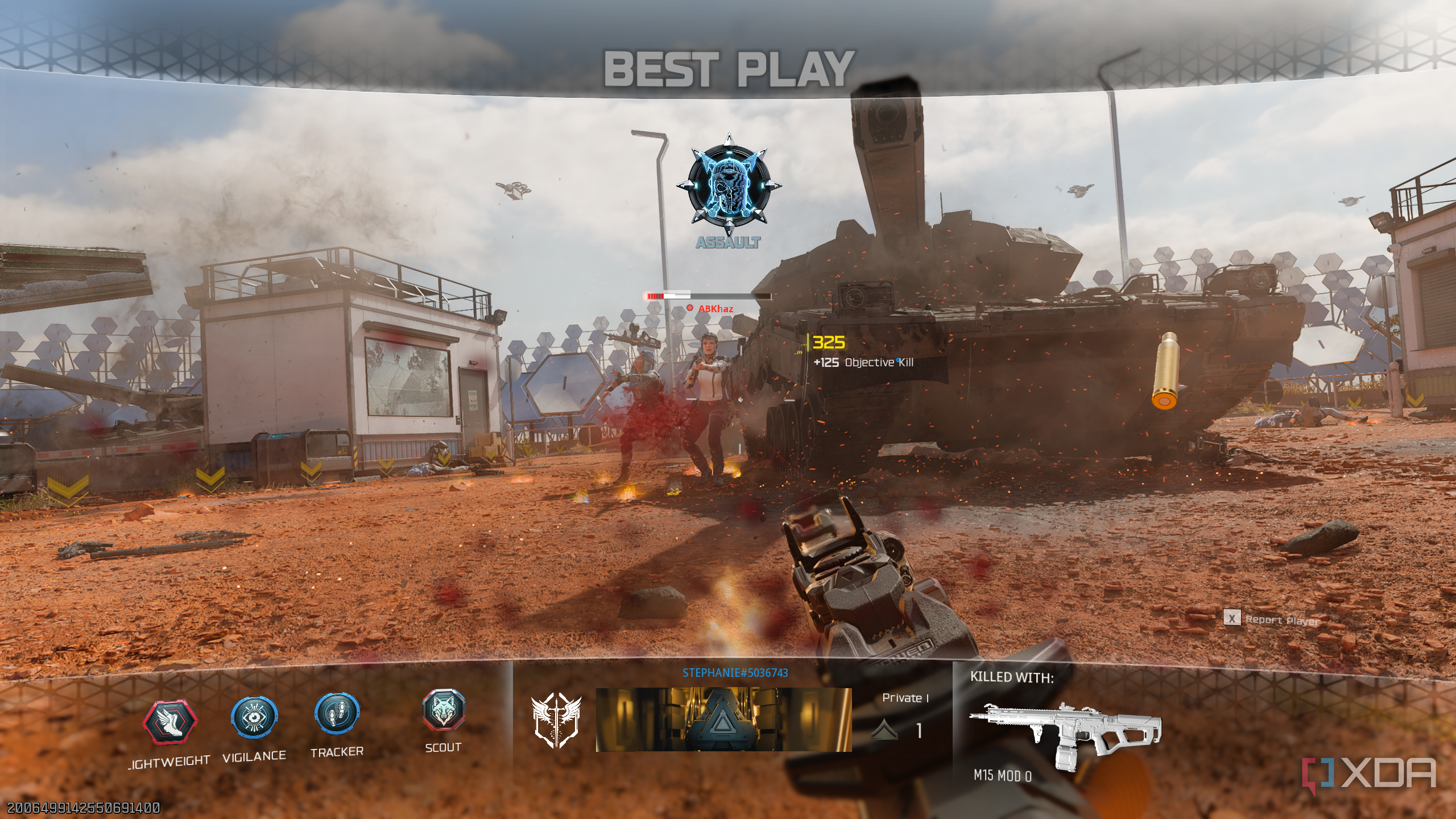 A gameplay screenshot from the Call of Duty: Black Ops 7 multiplayer beta.