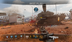 A gameplay screenshot from the Call of Duty: Black Ops 7 multiplayer beta.