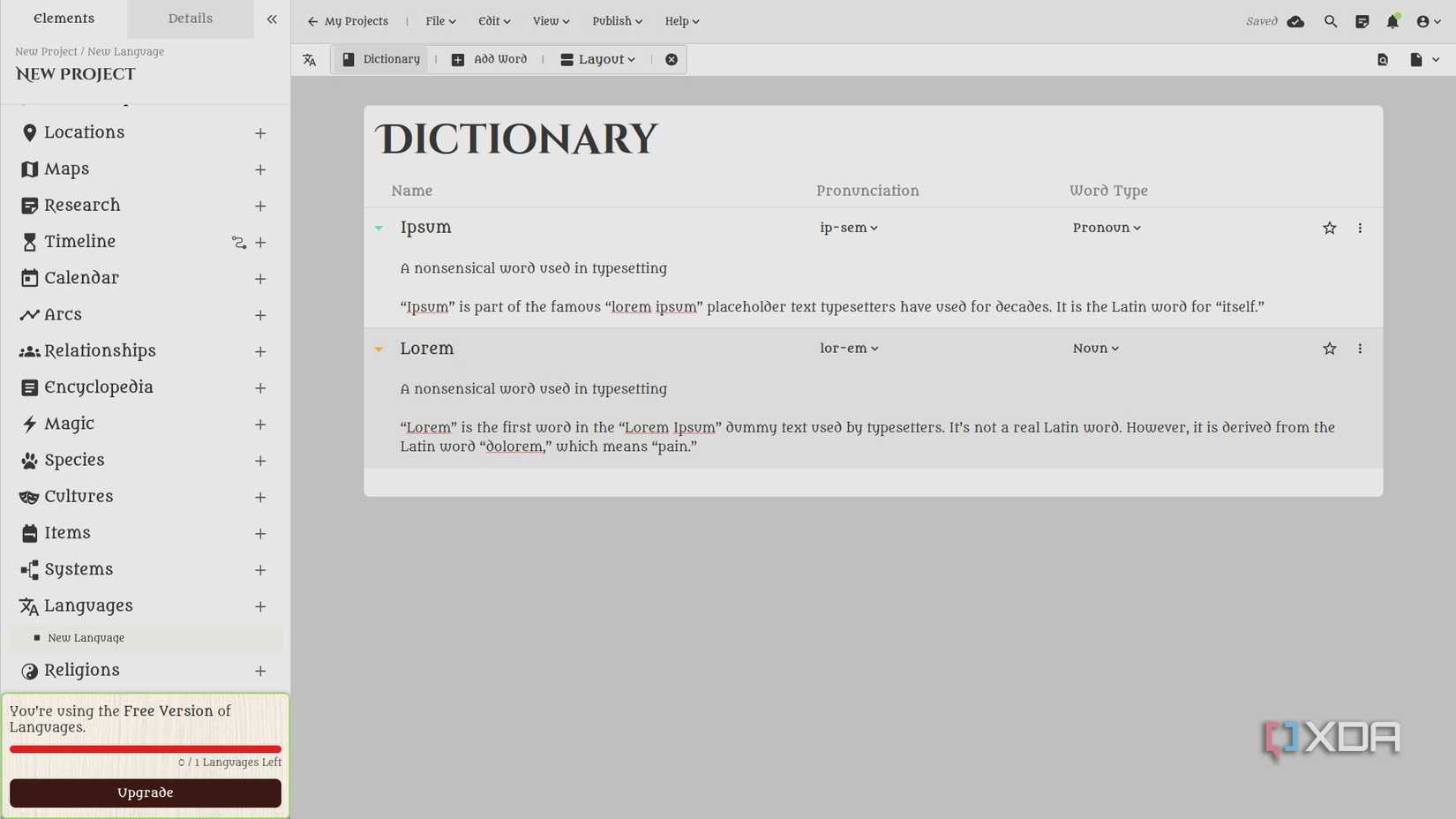 This cloud-based writing app is the ultimate world-building tool