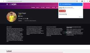 ChangeDetection Chrome Extension in browser