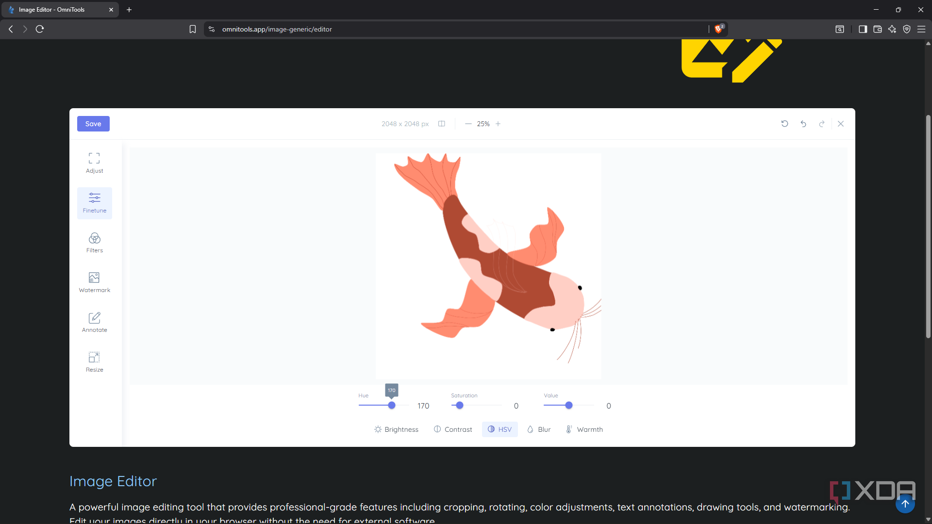 This browser-based open-source tool covers every image editing need I have