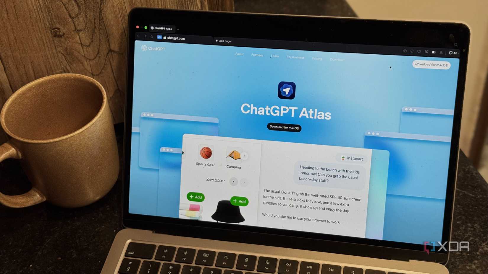 ChatGPT Atlas on macOS