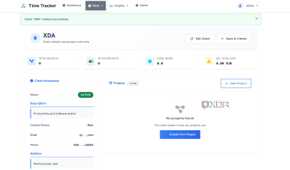 Client added in Time Tracker