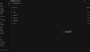 Collections page in AFFiNE