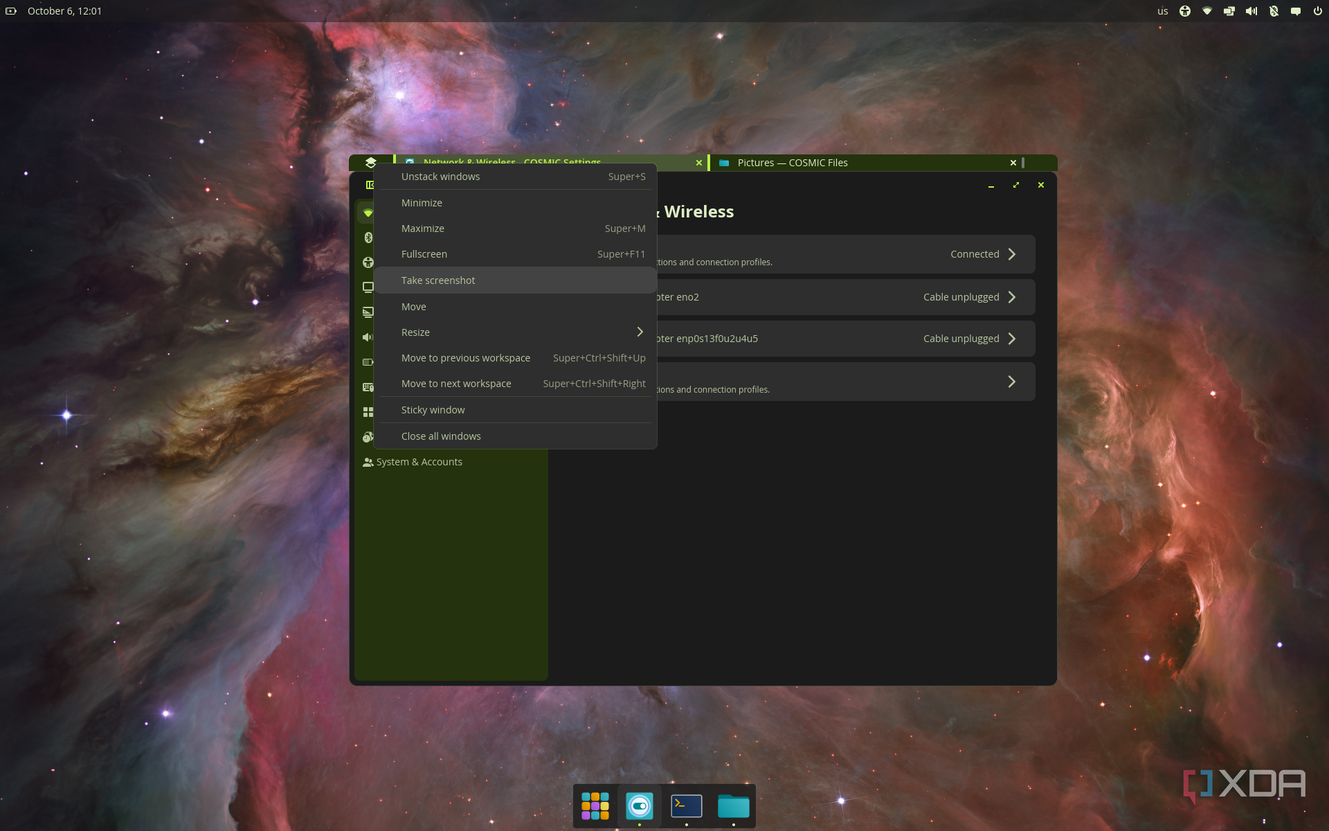 Linux Cosmic Ui COSMIC feels like the first Linux desktop designed for normal people