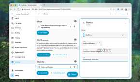 Creating an automation for motion detection event