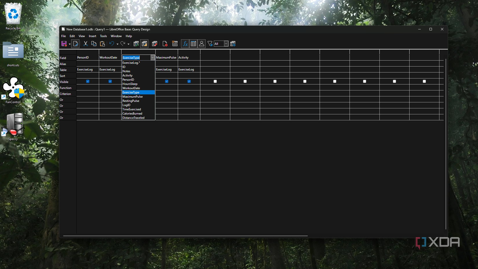 Creating database in LibreOffice