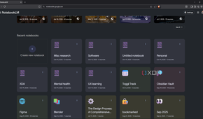 Creating new notebooks in NotebookLM