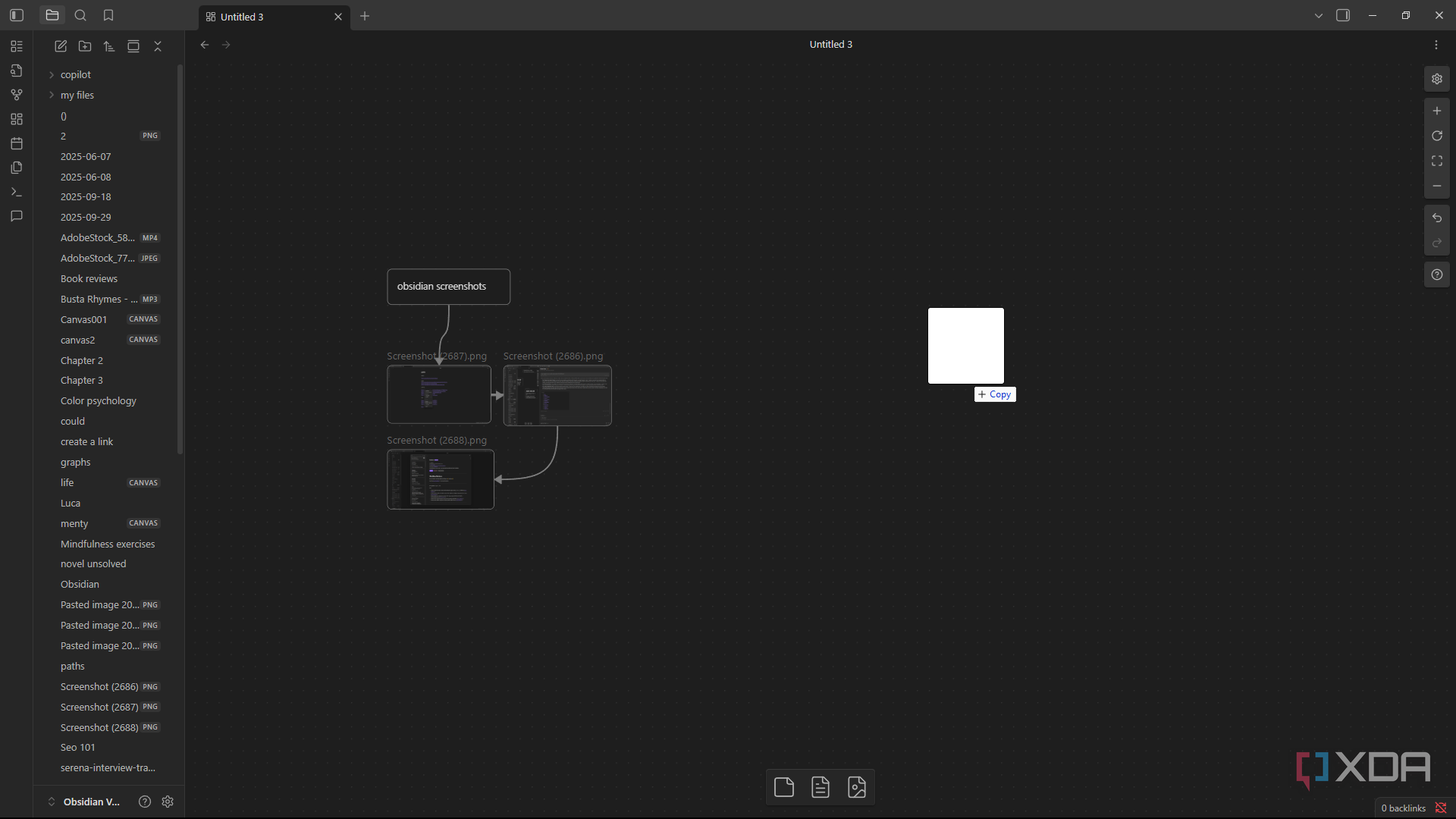 Dragging image files into Obsidian Canvas