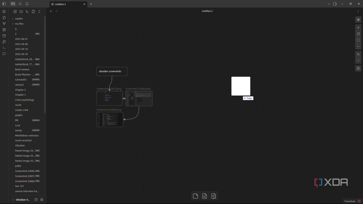 Dragging image files into Obsidian Canvas