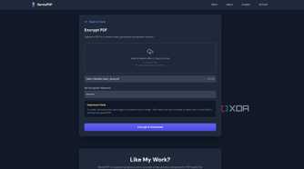 Encrypt PDF in BentoPDF