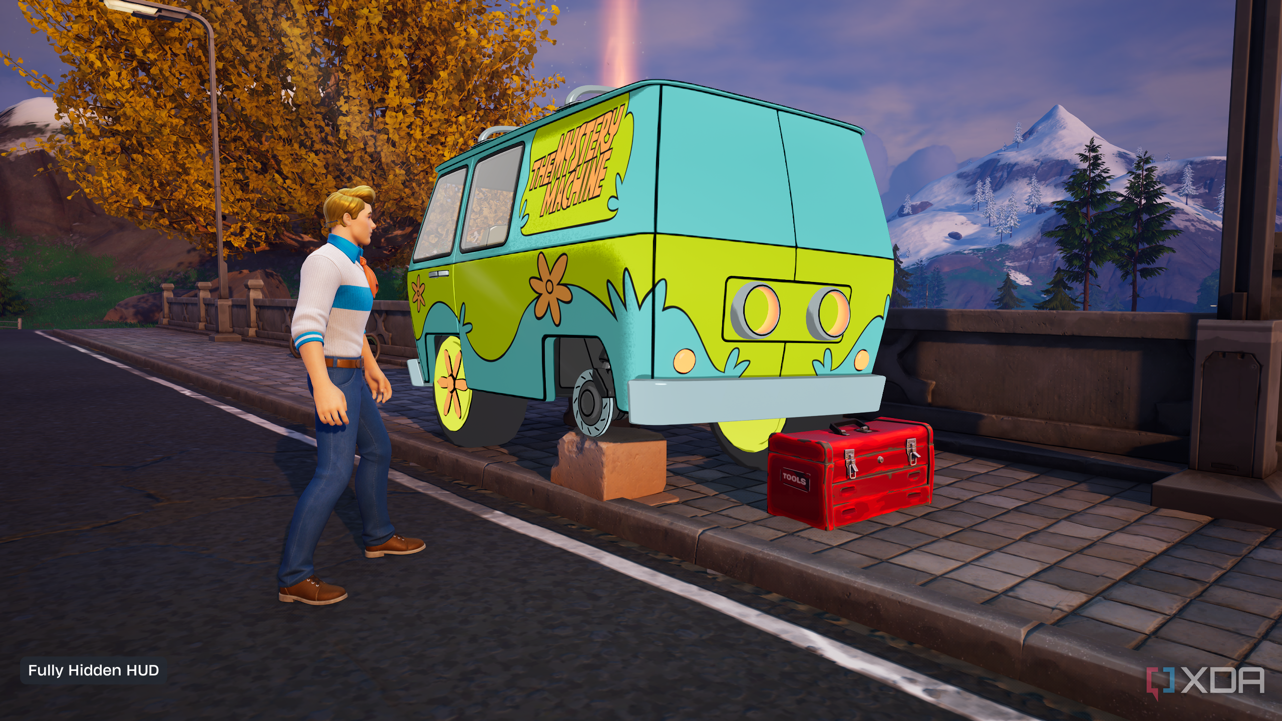 Fred and the Mystery Van in Fortnitemares 2025.