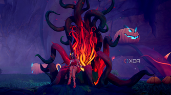 Doja Cat's Queen of Thorns in Fortnitemares 2025.