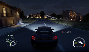 Night time driving in Forza Horizon 2.