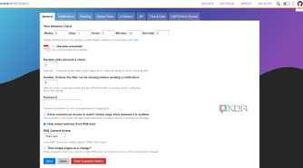 General Settings in ChangeDetection