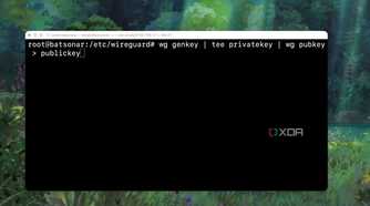 Generating Public key and Private Key to use with WireGuard configuration