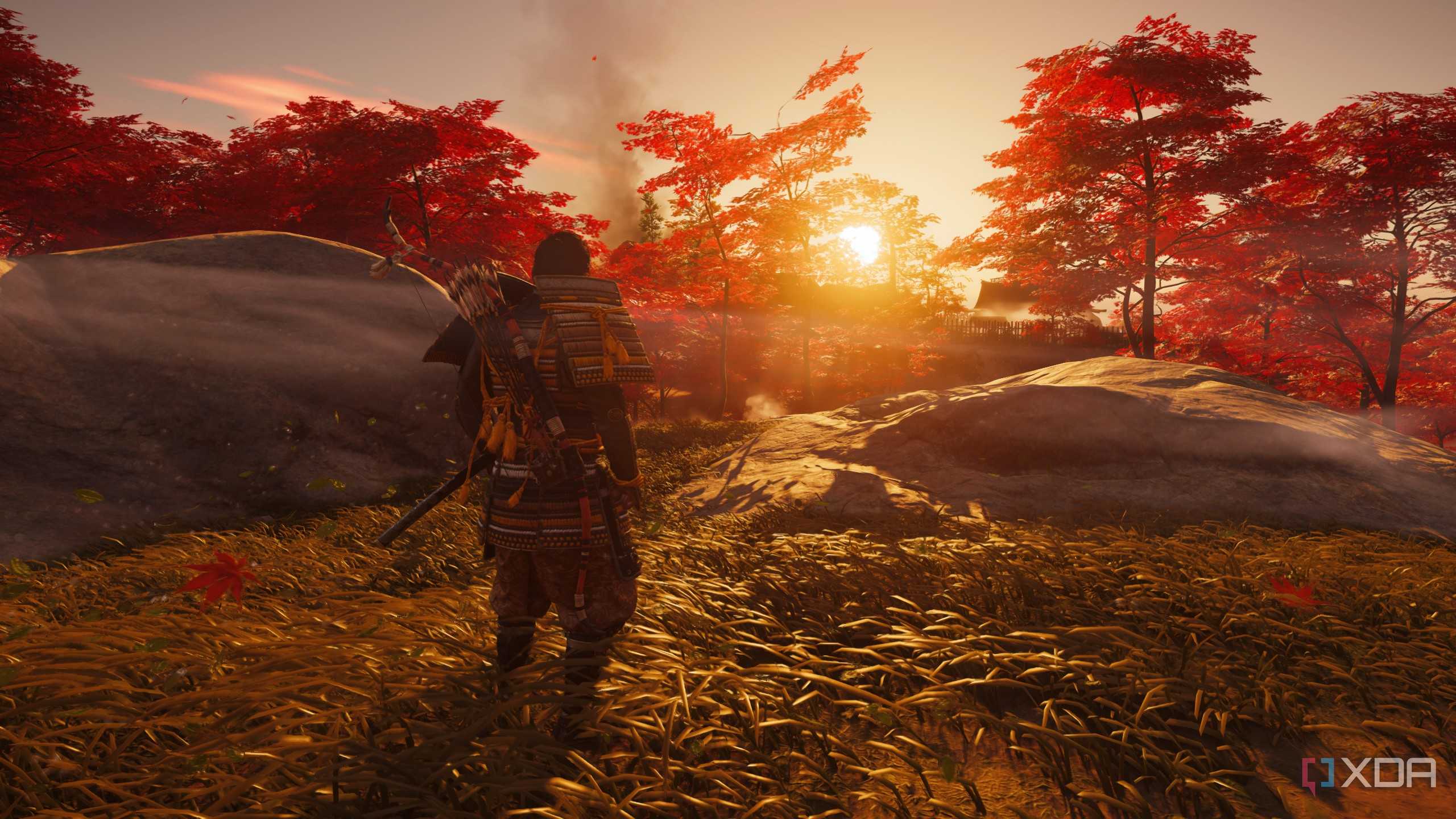 Golden hour in Ghost of Tsushima.