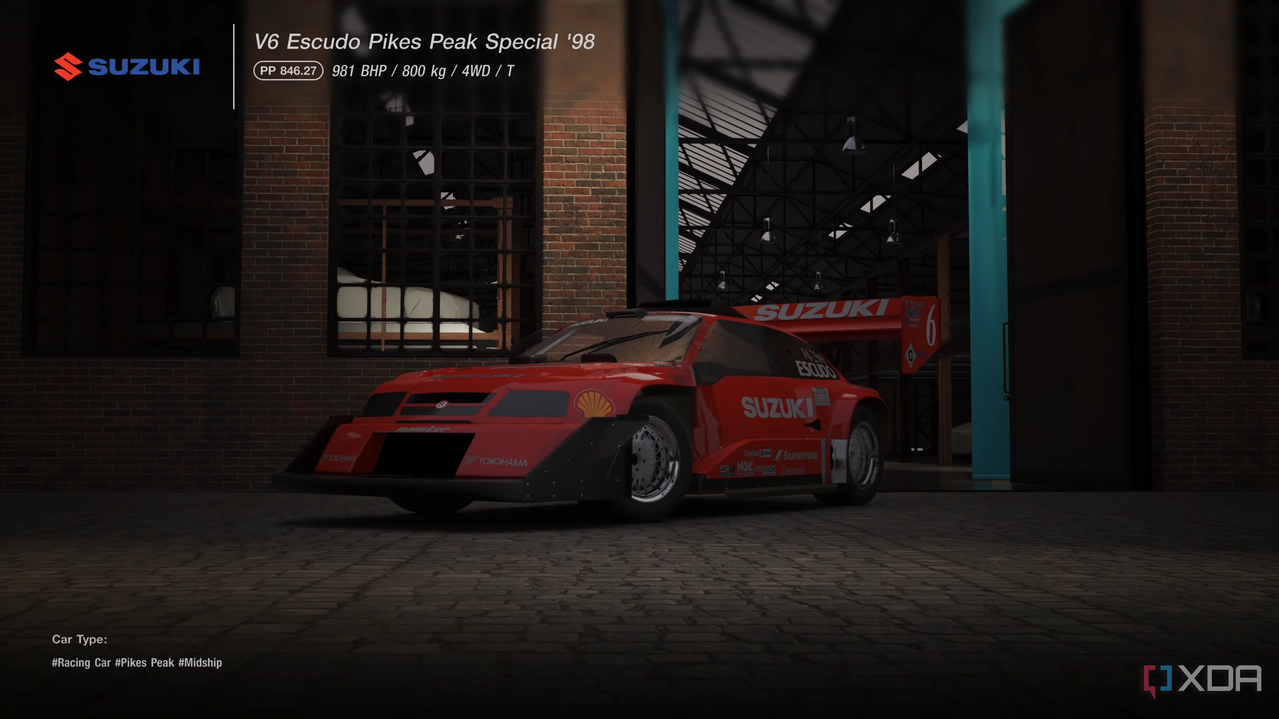 gran-turismo-7-ps5-pro-suzuki-escudo-pikes-peak-leaving-dealership