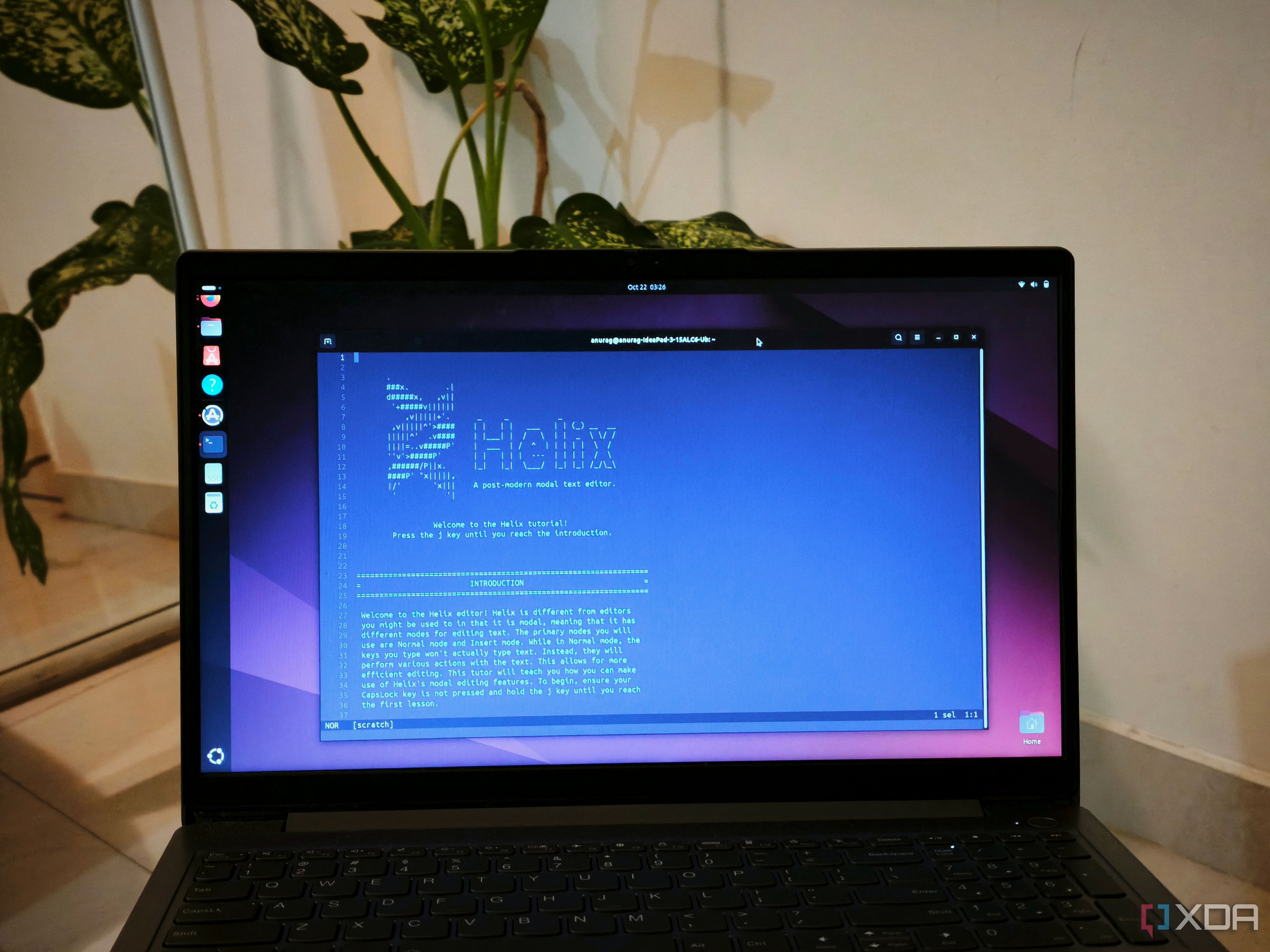 helix running on ubuntu