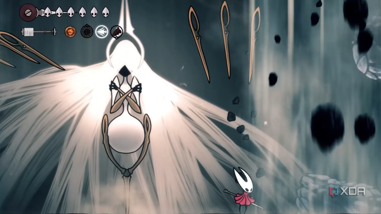 Grand Mother Silk's Phase 2 attack and environmental damage