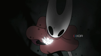 Hornet holding a flower containing light