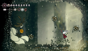 Dodging environmental hazards while fighting Nyleth