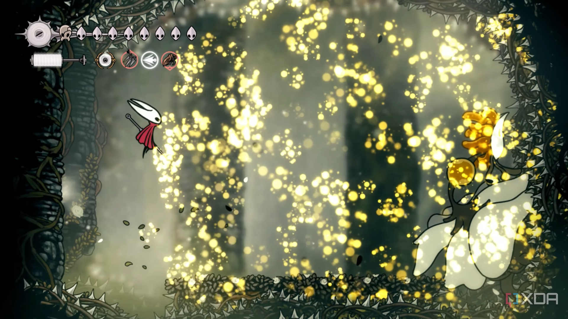 Nyleth performing a pollen energy burst