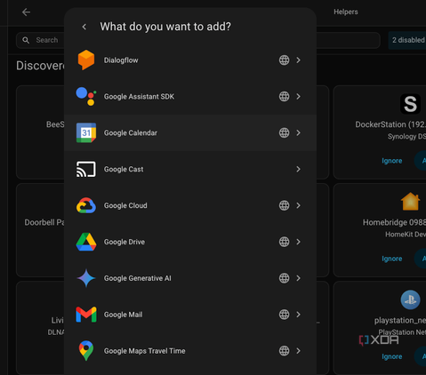 home assistant google calendar blueprint adding integration