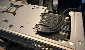 a photo of a RX 9070 XT Graphics card's 12VHP connector
