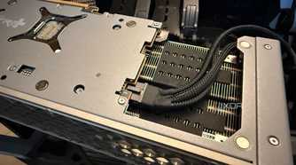 a photo of a RX 9070 XT Graphics card's 12VHP connector