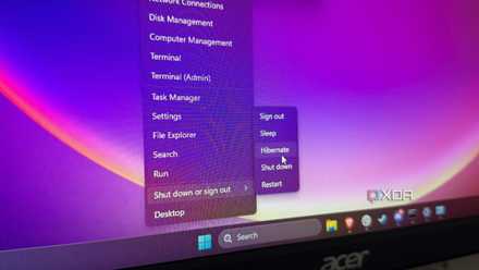 Windows 11 の電源オプションの画像
