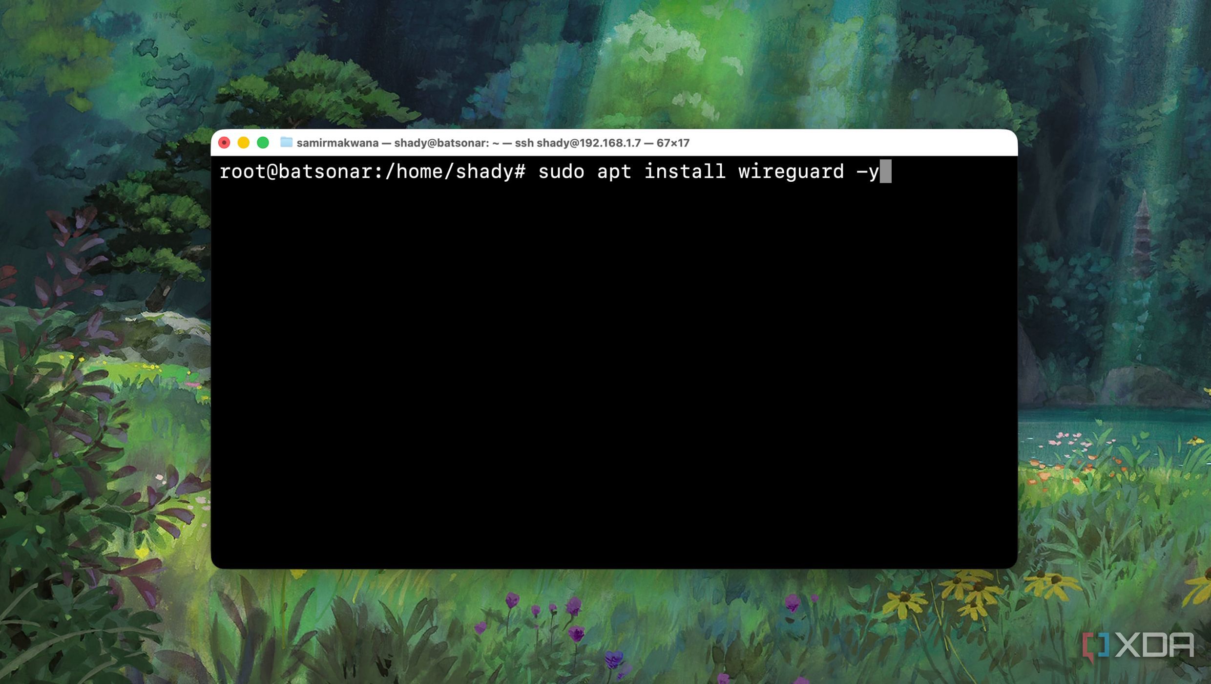 Installing WireGuard on home machine