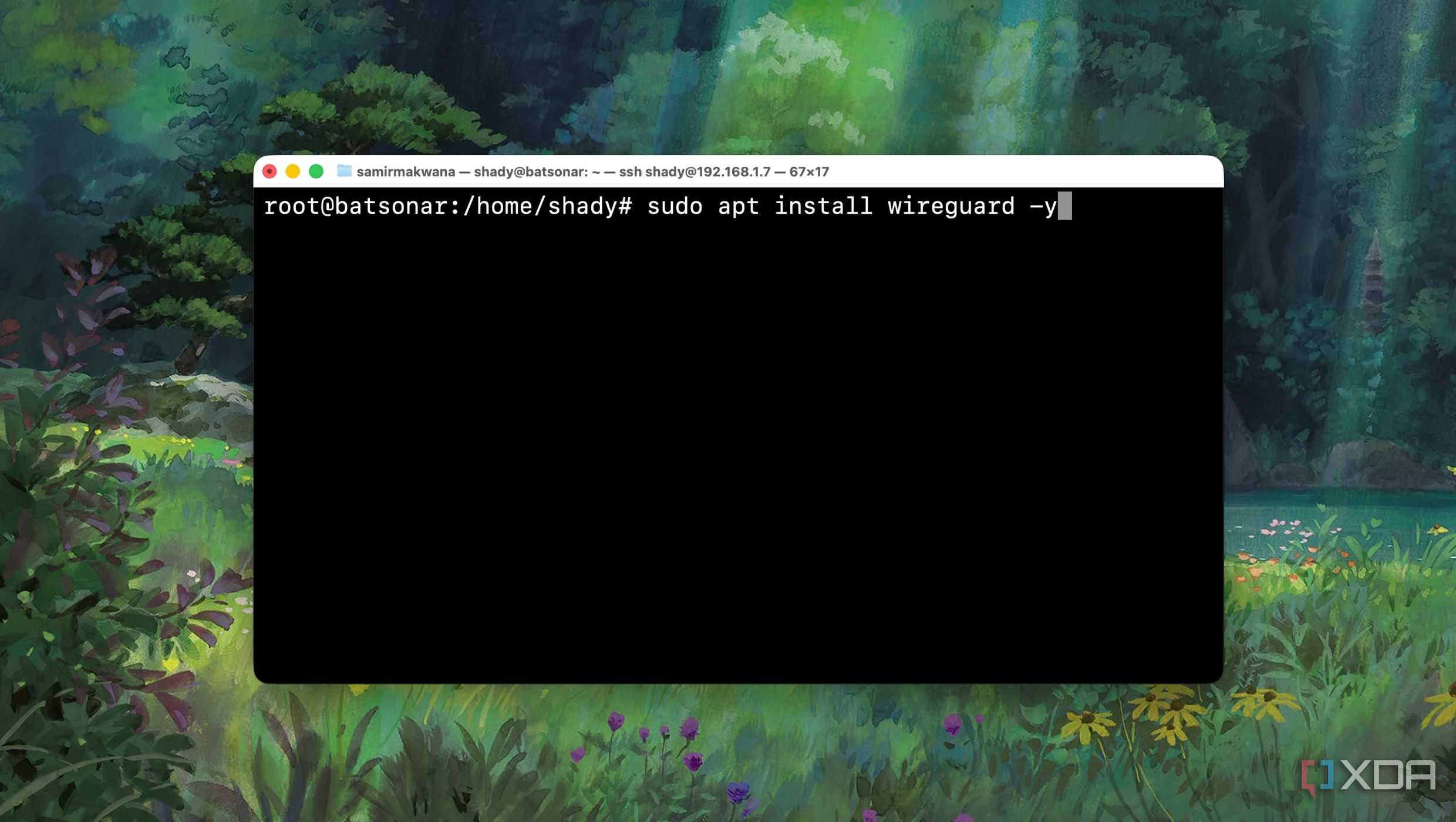 Installing WireGuard on home machine