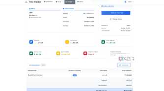 Invoice in Time Tracker app