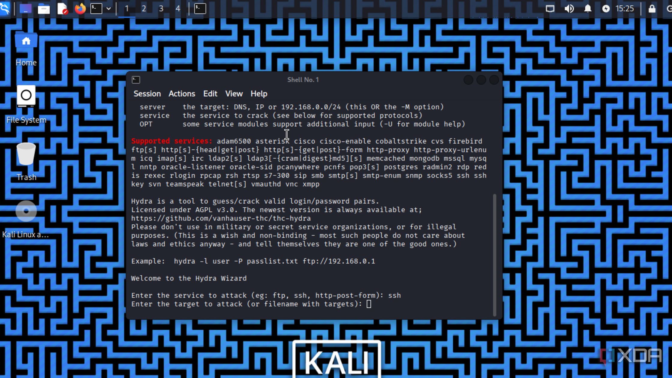 Kali Linux is my favorite Linux distro to play around with