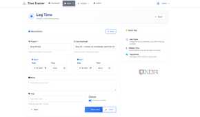 Log time manually