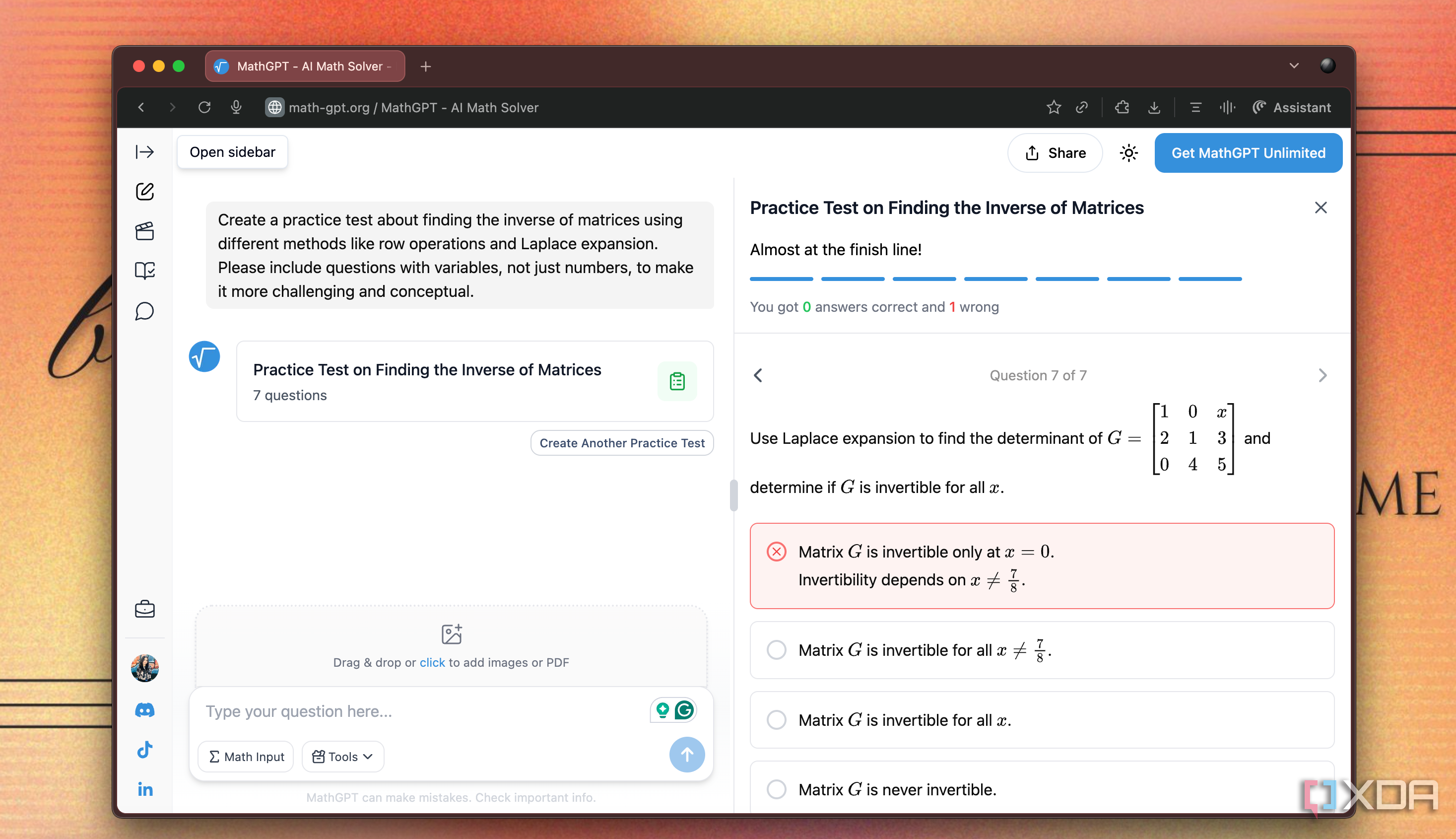 This tool is basically NotebookLM for math problems