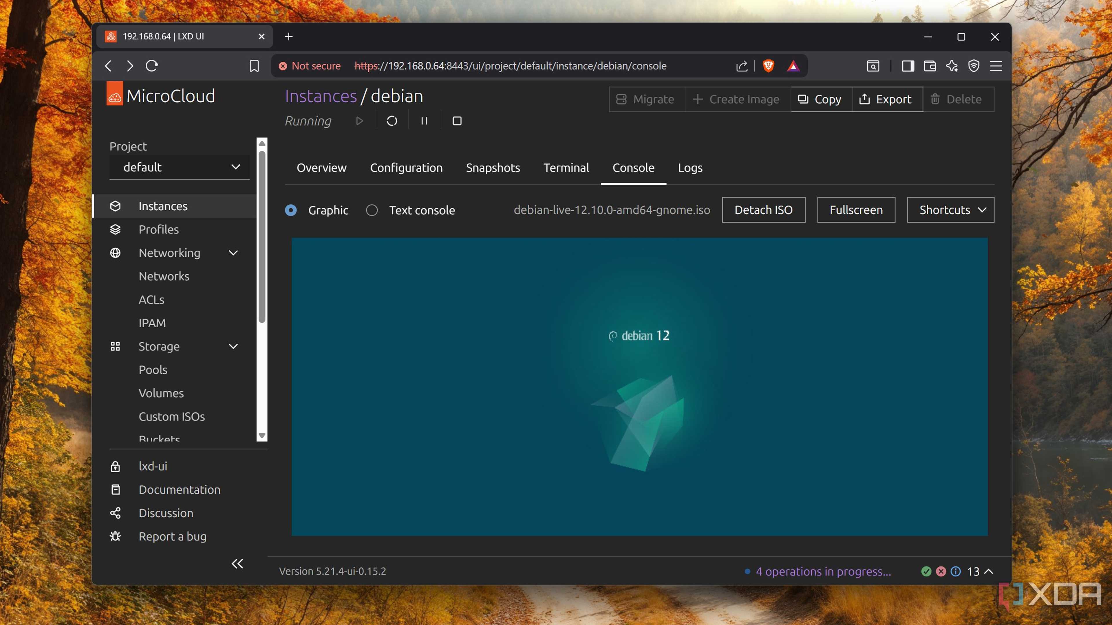 Creating a Debian VM using MicroCloud