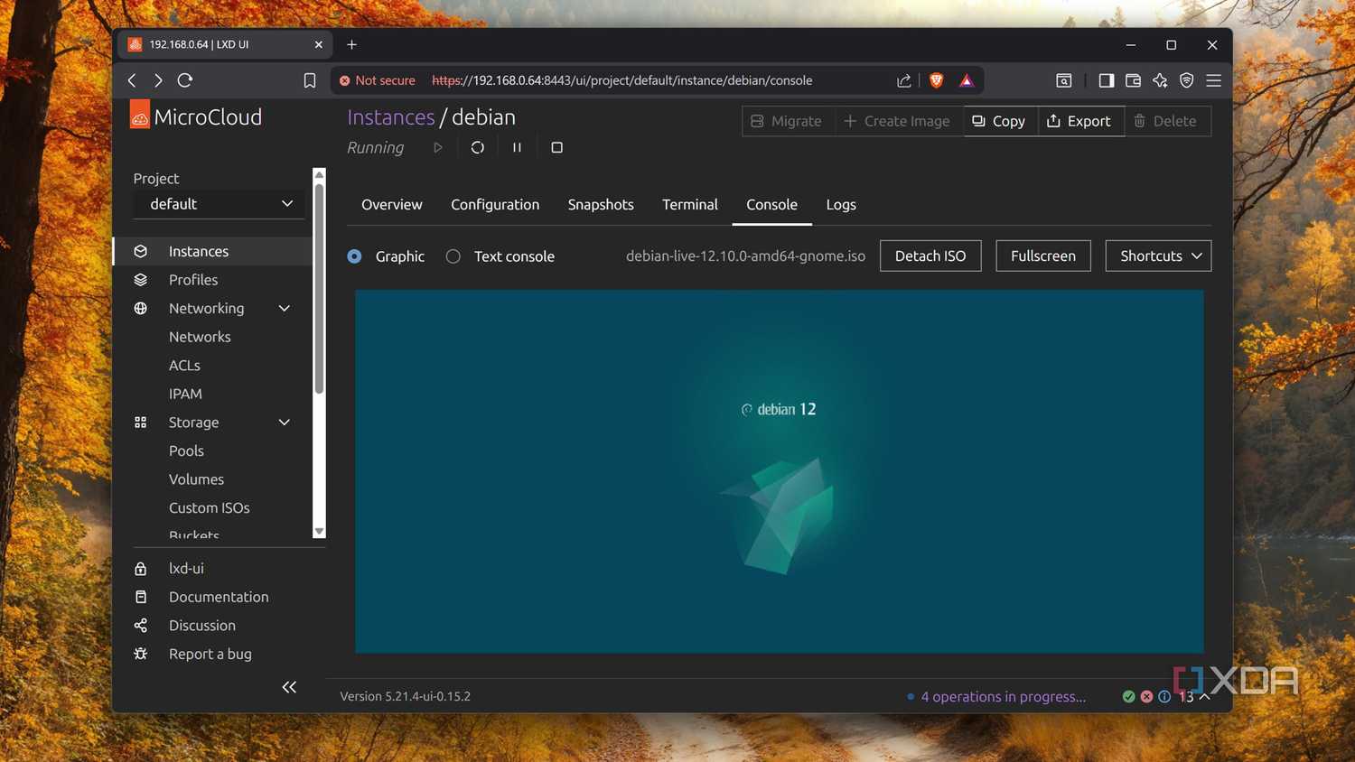 Creating a Debian VM using MicroCloud