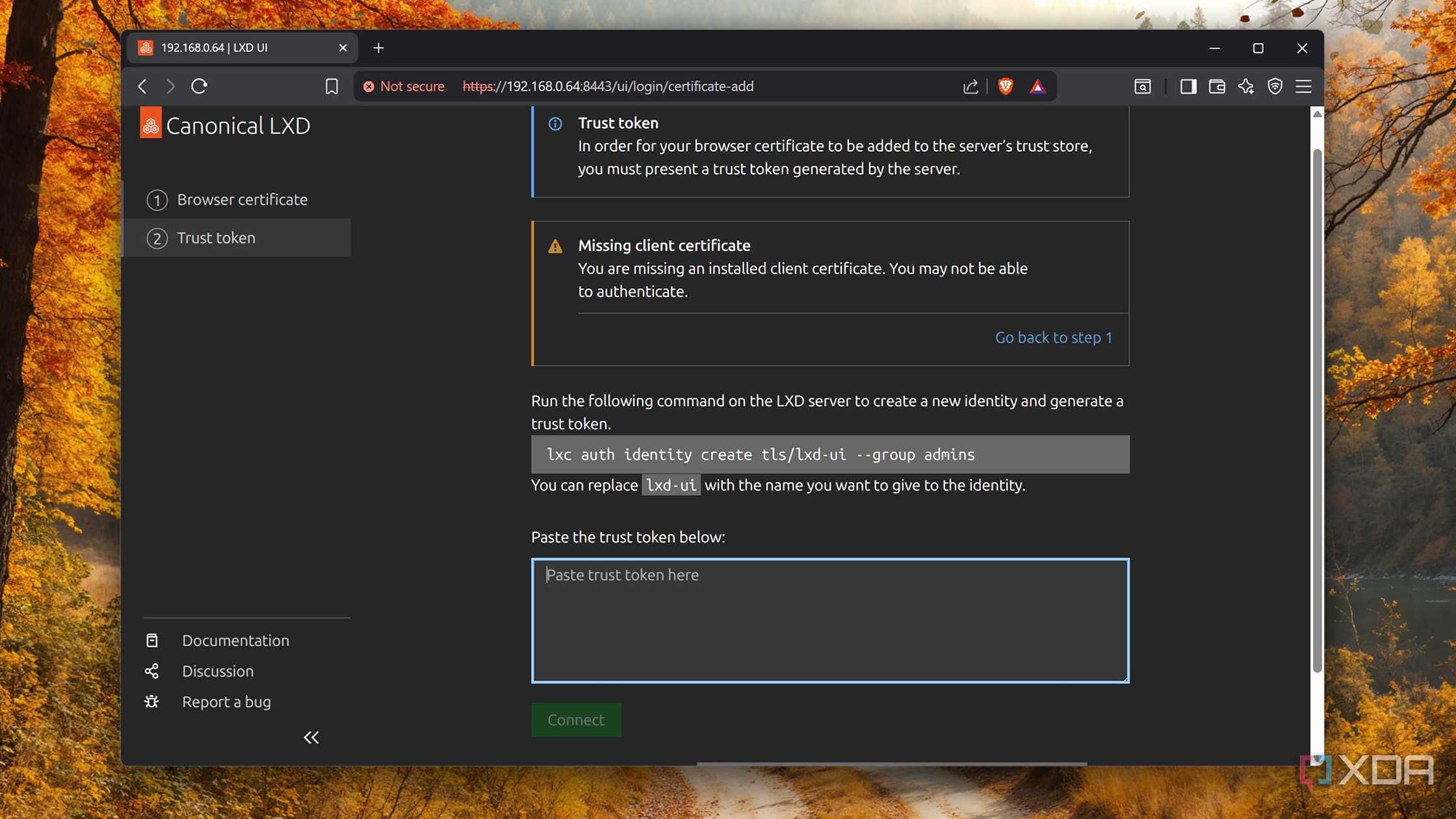 Grabbing the trust token for MicroCloud
