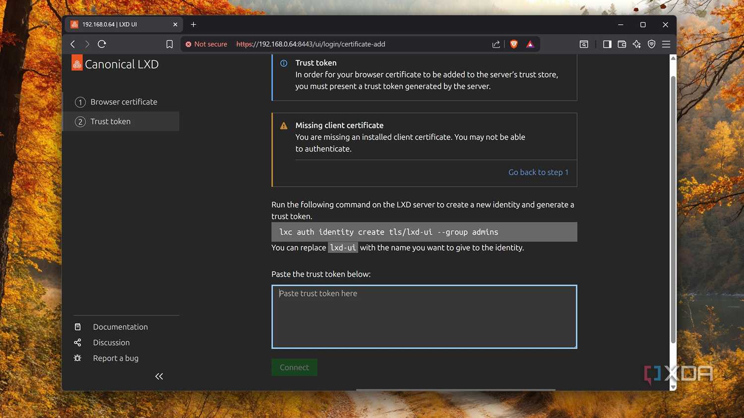 Grabbing the trust token for MicroCloud
