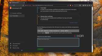 Grabbing the trust token for MicroCloud