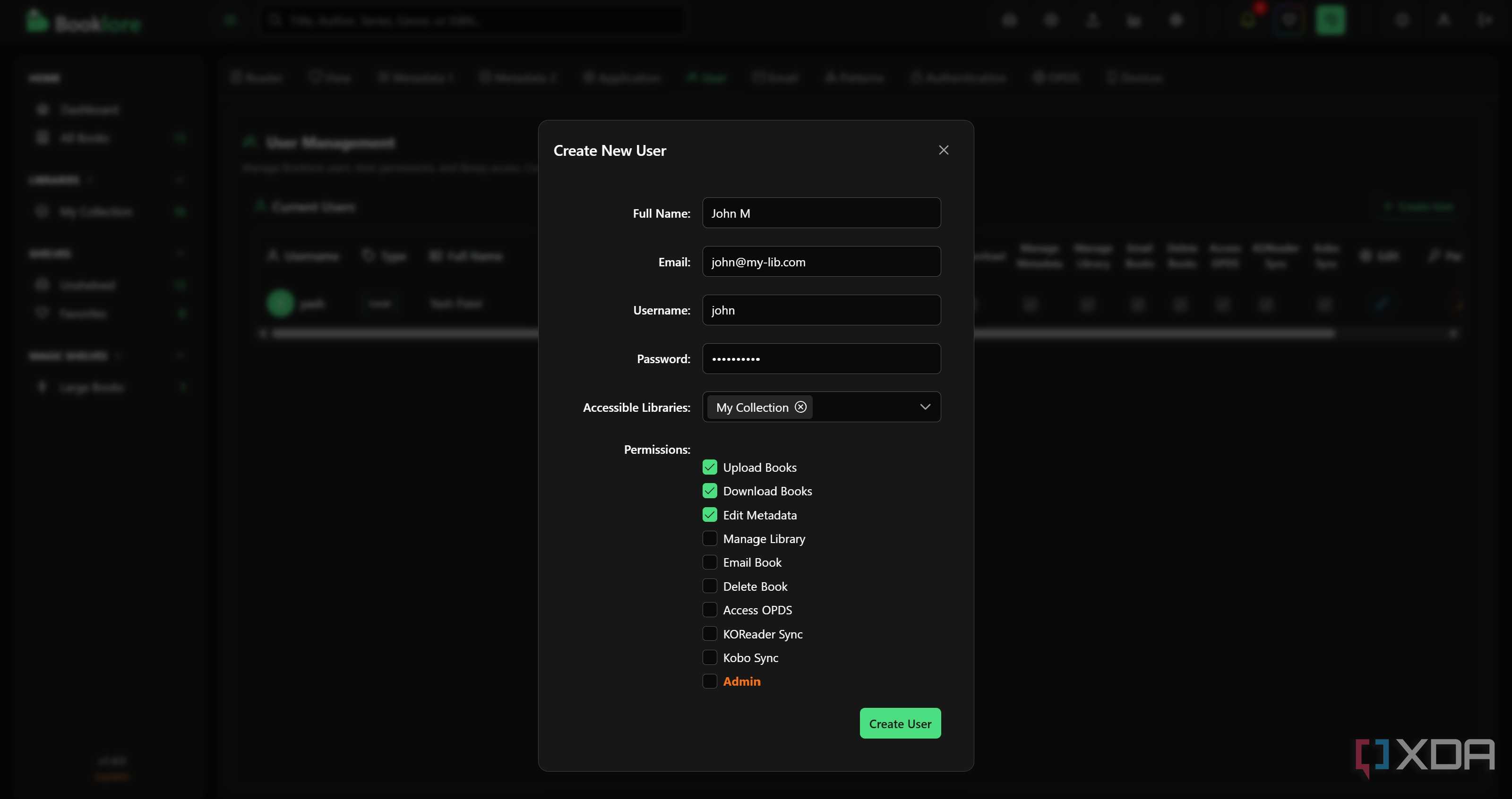 Multi user permissions in BookLore