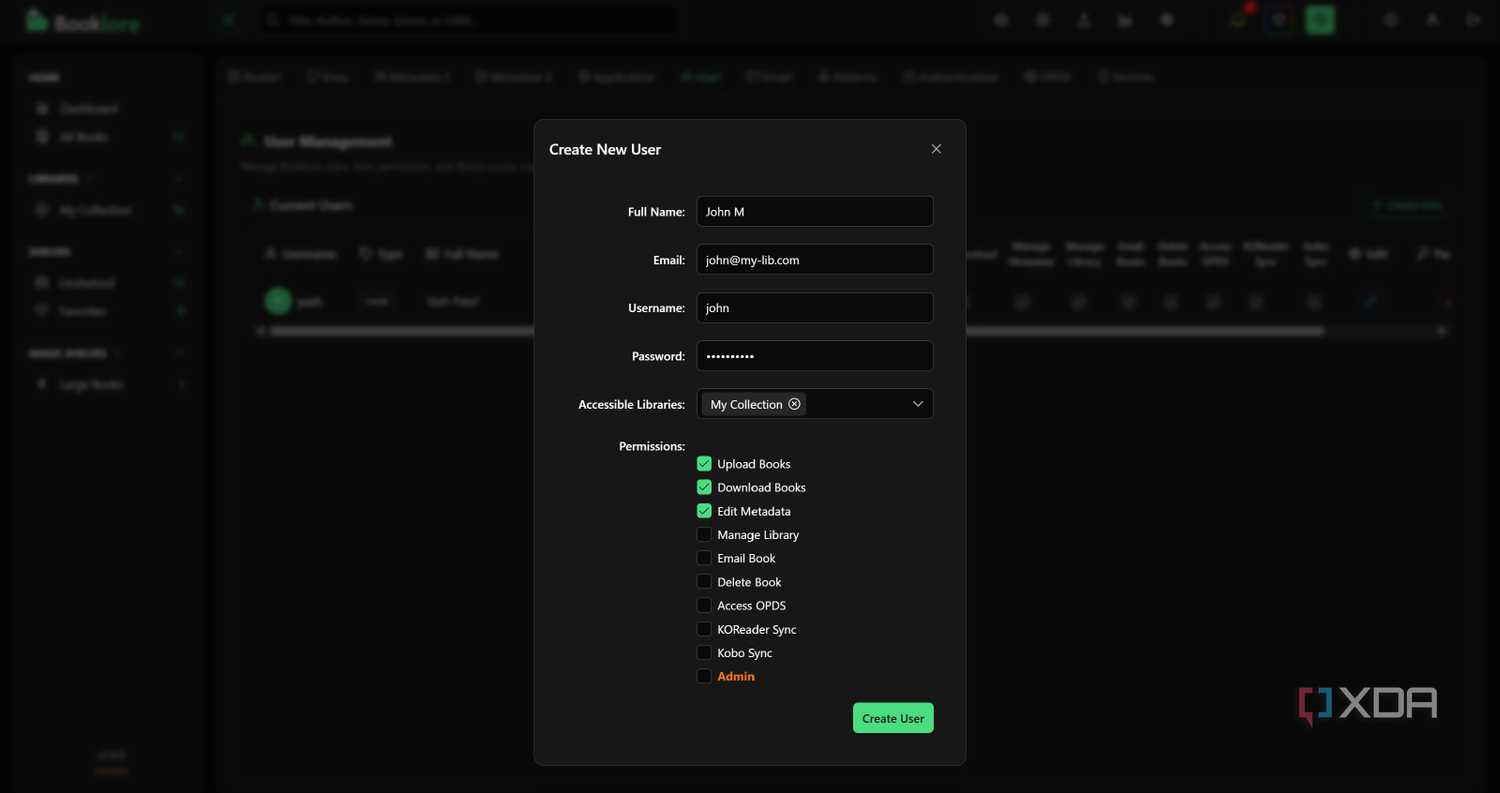 Multi user permissions in BookLore