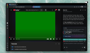 Neon opening the video I asked