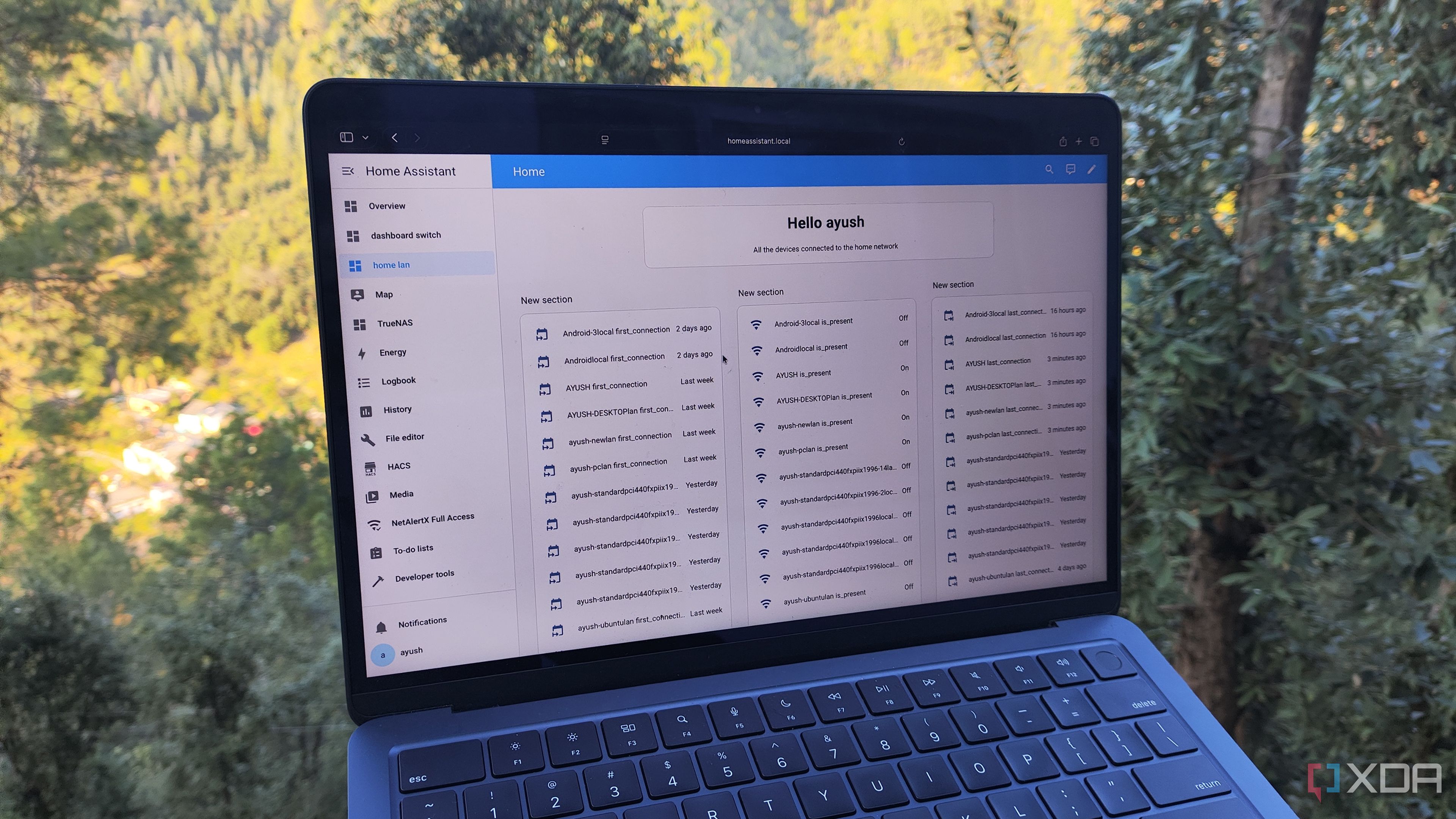 Pulling NetAlertX data into Home Assistant