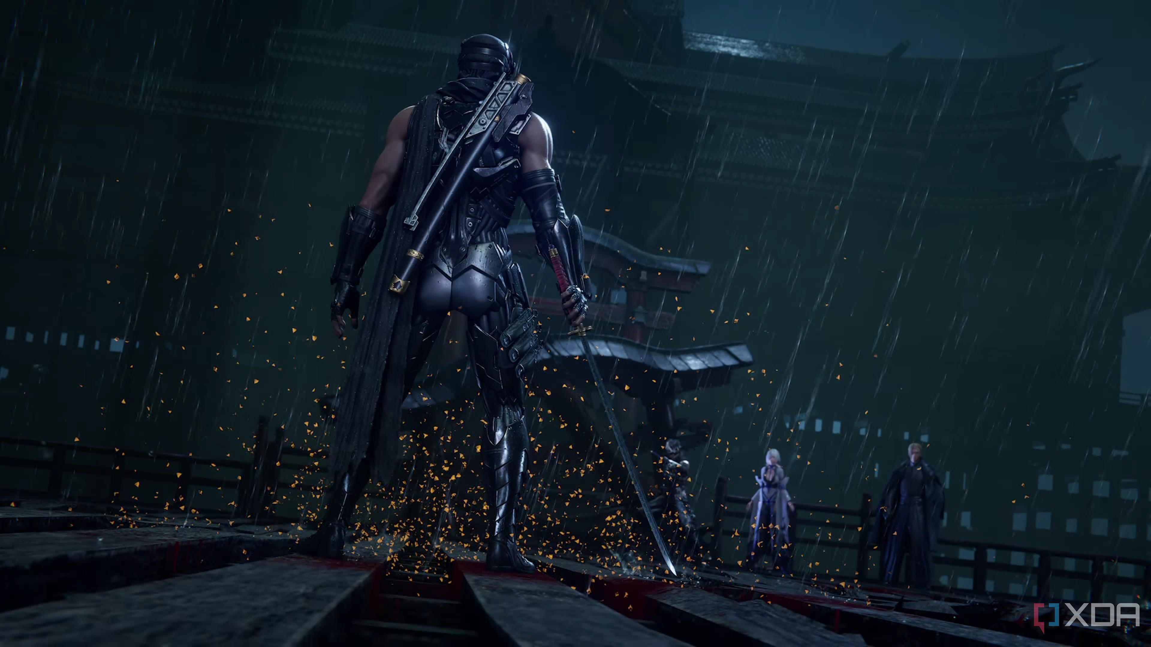 ryu confonts the playe rin Ninja Gaiden 4